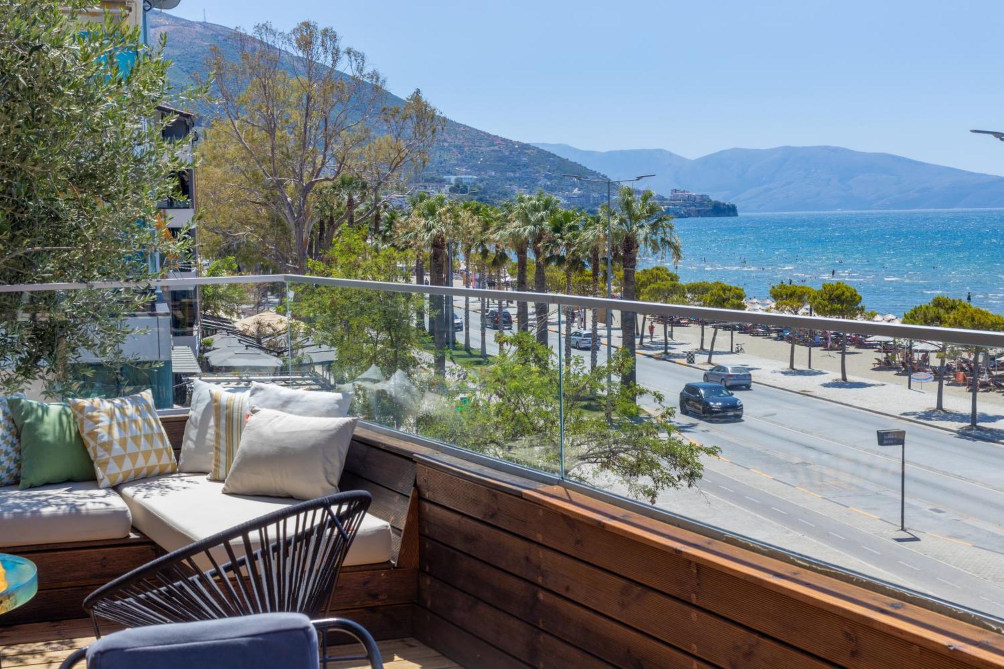 Vlorë Belleview Apartment 1 מראה חיצוני תמונה