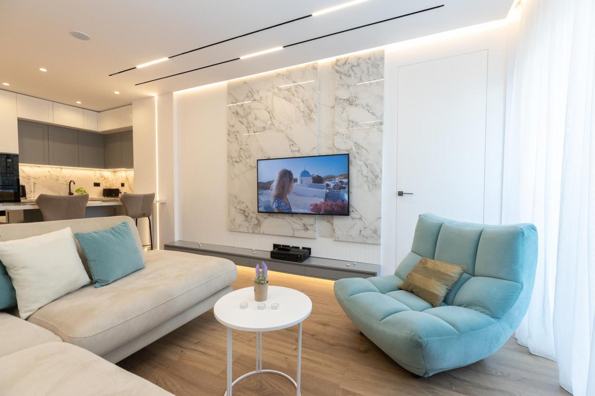 Vlorë Belleview Apartment 1 מראה חיצוני תמונה